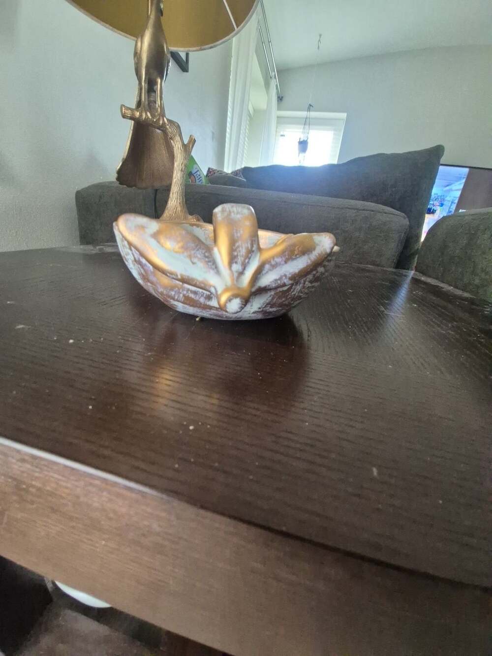 Stangl Pottery Antique Gold Apple Bowl Decorative Dish